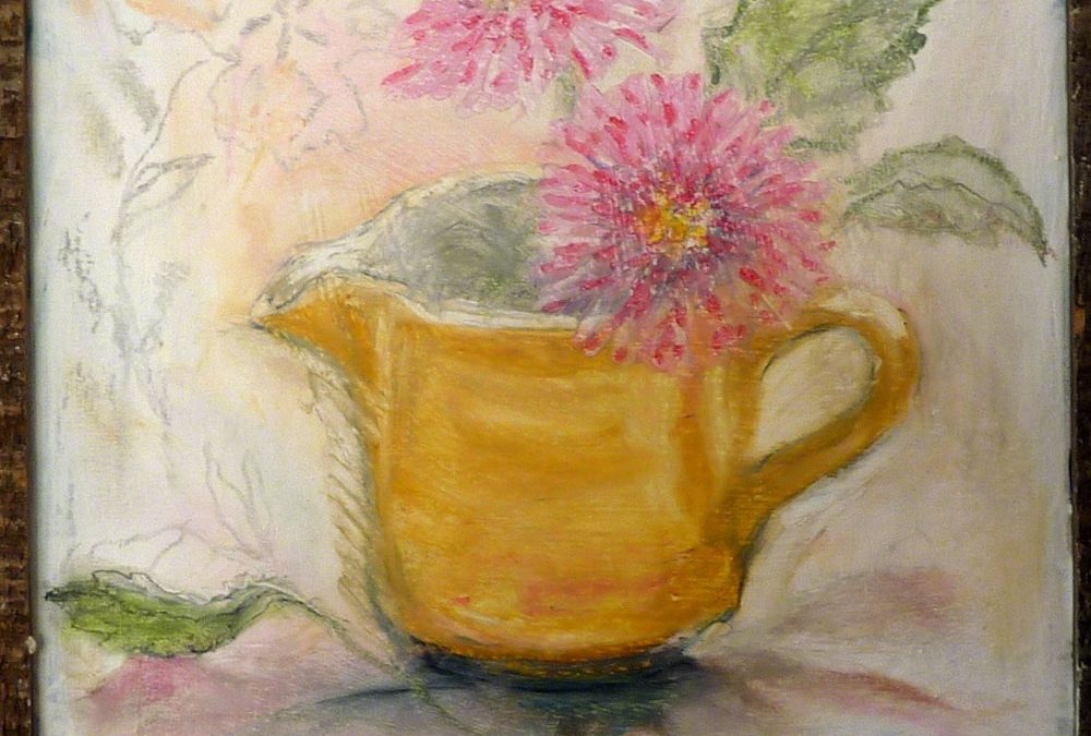 Flowers in Gravy Bowl